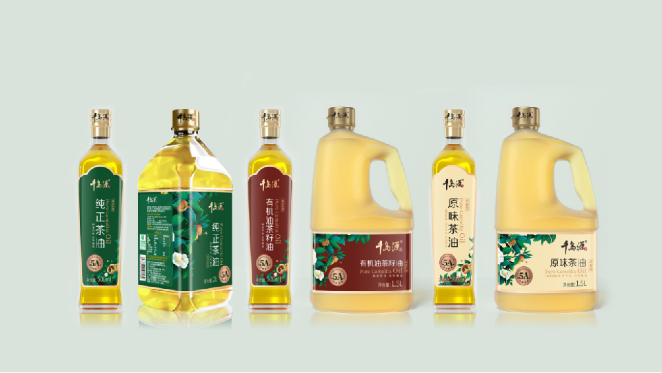 北京西林設(shè)計(jì)X千島源山茶油包裝設(shè)計(jì)新典范，山茶油璀璨包裝