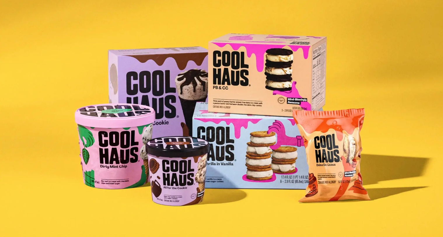 Coolhaus by &Walsh冰淇淋包裝設計創(chuàng)意欣賞